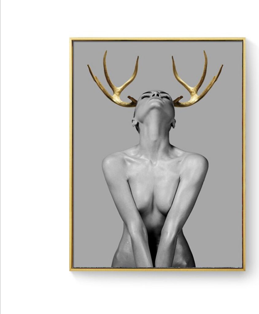 TPFLiving Kunstdruck LW-72 (OHNE RAHMEN) Poster - Leinwand - Wandbild - Hochauflösender Giclée-Druck, langlebig und hochwertig - Nordic Art - Abs...