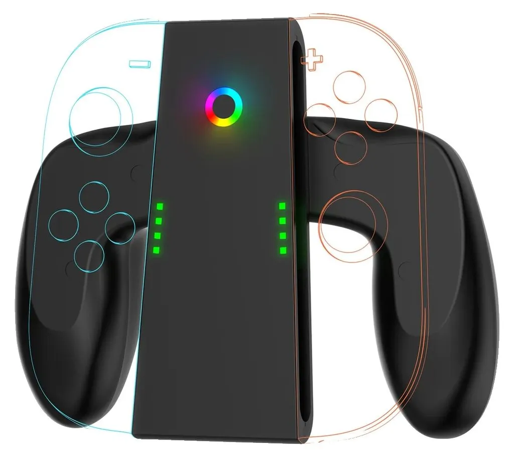 Poignée de chargement magnétique double charge coloris noir mat