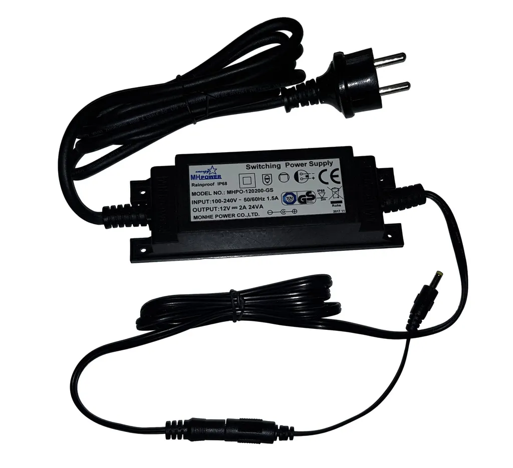 Adaptateur secteur 12V pour caméra de chasse icuserver et vidéo-surveillance
