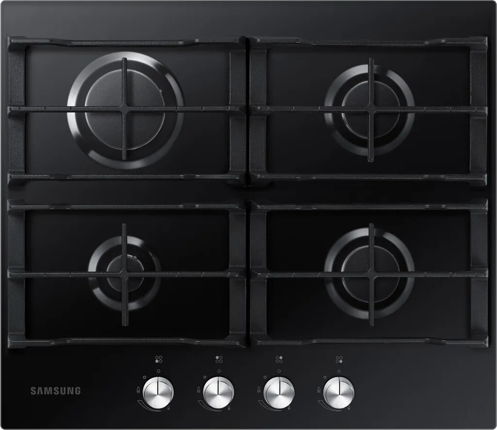 Plaque de cuisson gaz Samsung NA64H3010AK Puissance 8kW Noir 60cm