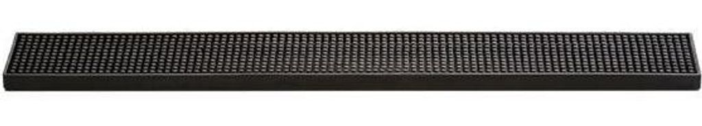 APS 93169 Barmatte, Abtropfmatte, 60 x 8 cm, Höhe 1 cm, Kunststoff, schwarz