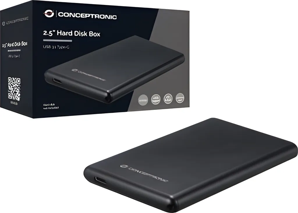 Box Esterno Conceptronic HDE02B USB 3.0: Offerta Hard Disk 2.5" - 2