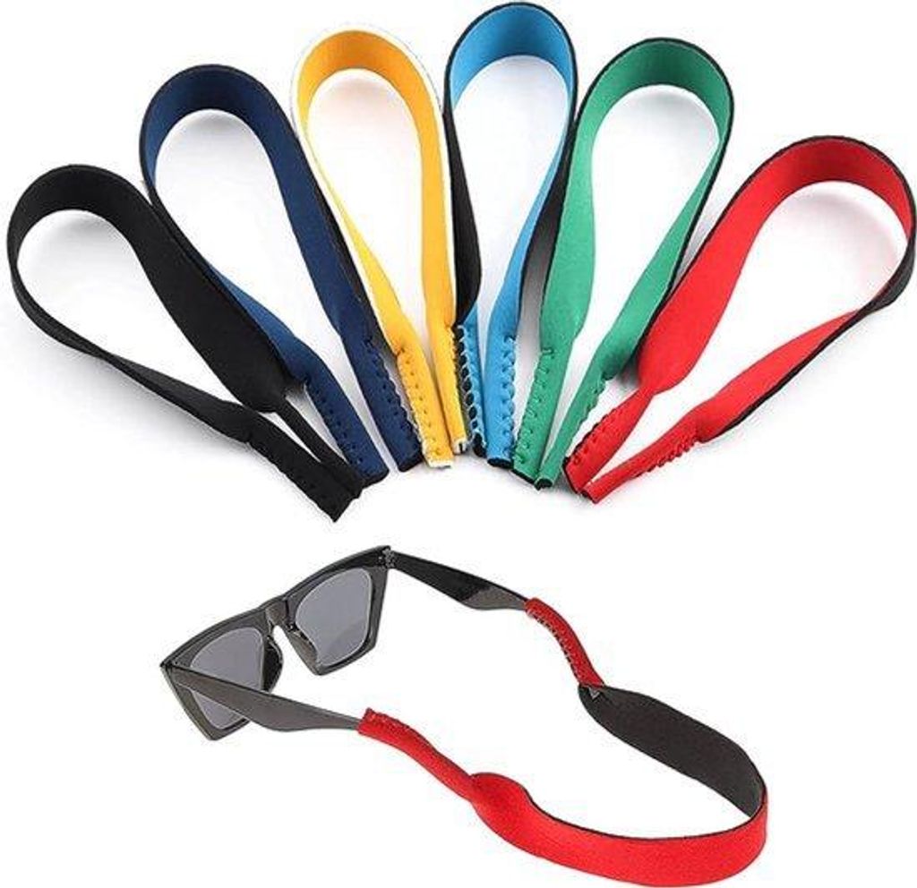 Neopreen Elastische Cord Retainer Strap Band für Sportbrille - Anti-Slip Elastischer Koord für Männer und Frauen