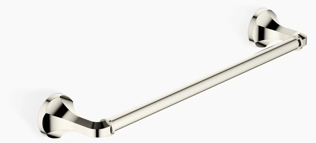 Porte-serviette MADISON 510mm platine brossé : élégance et durabilité