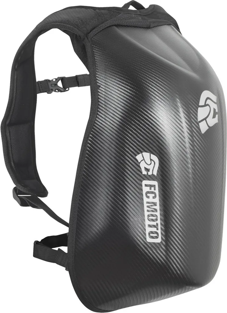 Sac à dos moto FC-Moto Hump Race - Bagage rigide aérodynamique noir