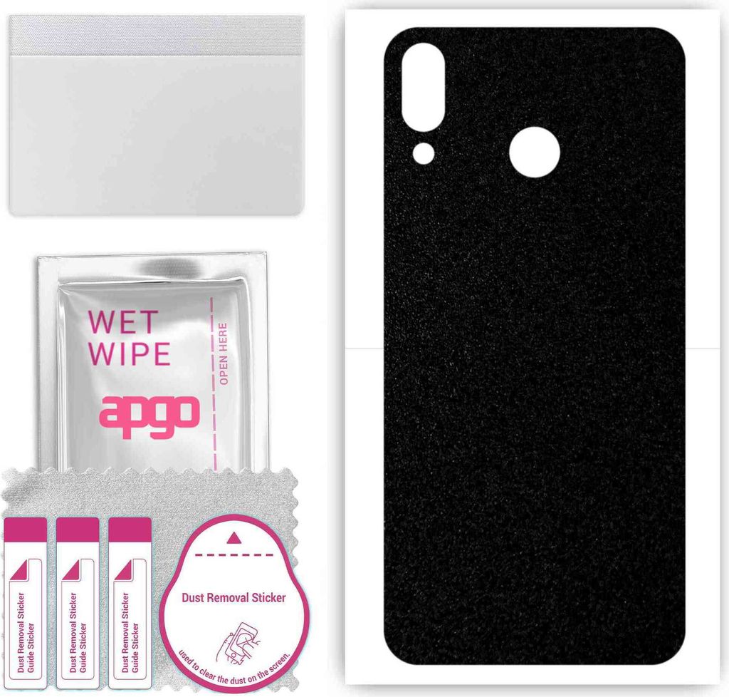 apgo Rückseite Schutzfolie, Skin, kompatibel mit Asus Zenfone Max (M2) ZB633KL, Hinten Displayschutzfolie aus Vinylfolie, kratzfest, einfache Mont...