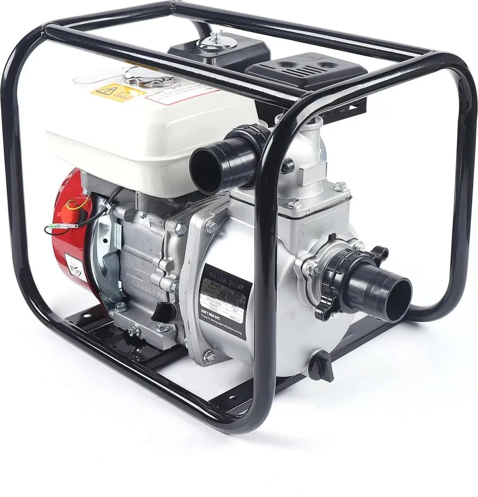Pompe de transfert d'eau 210 cc à haut débit, moteur essence 6,5 CV 4T