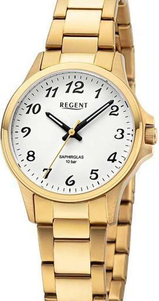 Montre Regent F-1461 lisible et robuste : fini les rayures sur l'écran