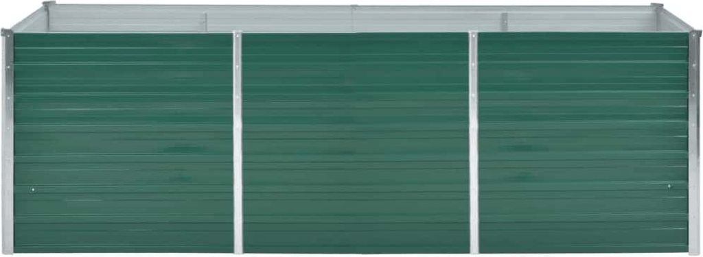 vidaXL Garten-Hochbeet Verzinkter Stahl 240x80x77 cm Grün Produktbild 5