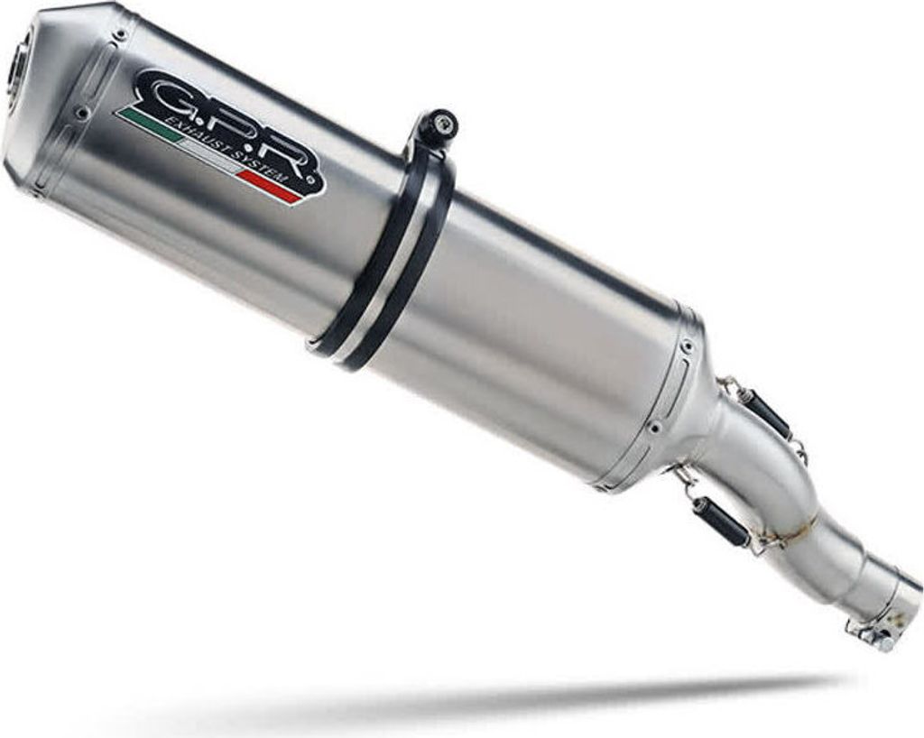 GPR Satinox Slip-On-Auspuff genehmigt für Suzuki SV 650/S