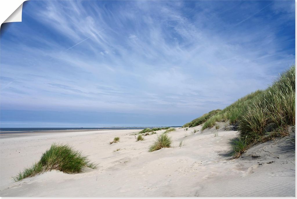 ARTland Poster Strandlandschaft auf Baltrum Größe: 120x80 cm