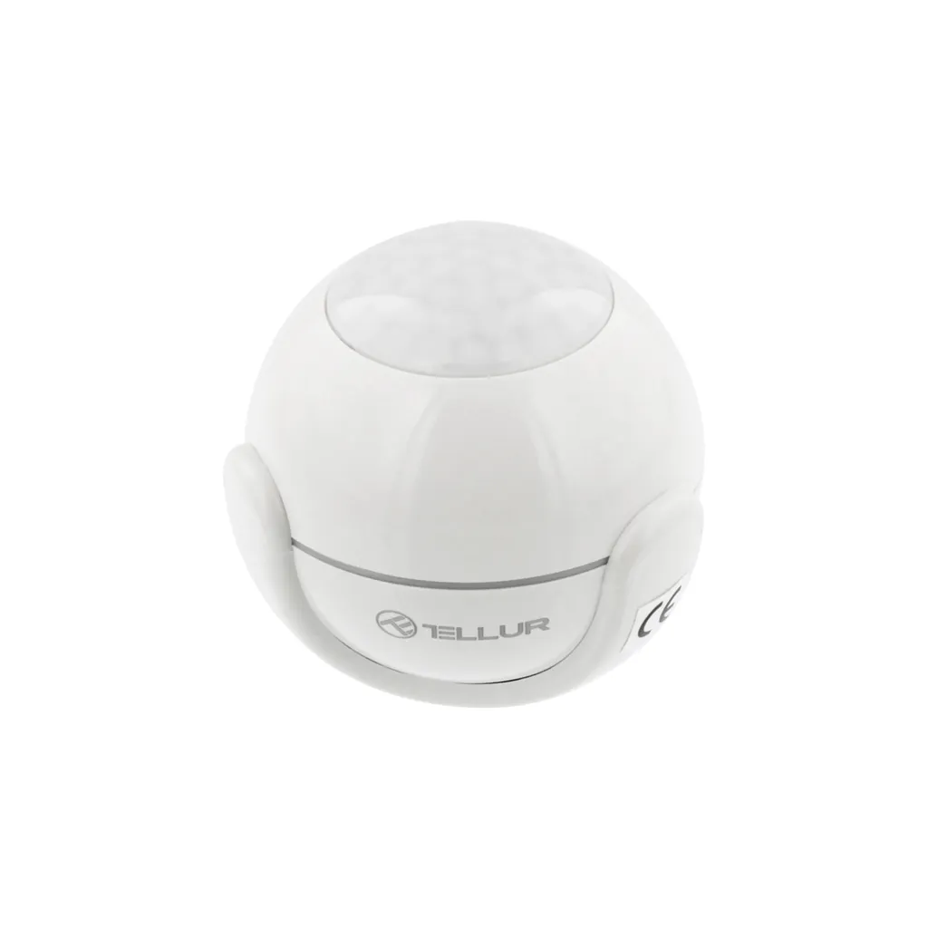 Détecteur de mouvement WiFi Tellur PIR Blanc pour Alarme Maison Connectée
