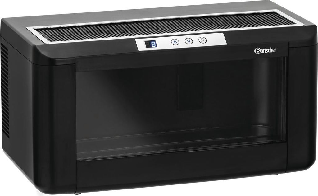 Bartscher Weinkühler 4FLS-10 für 4-5 Weinflaschen mit LED-Beleuchtung und Temperaturzone