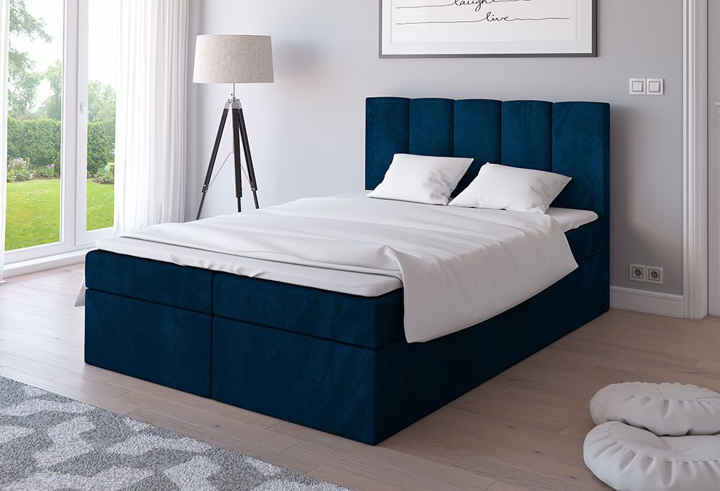 Boxspringbett Schlafzimmerbett CLAMOR 140x200cm inkl.Bettkasten