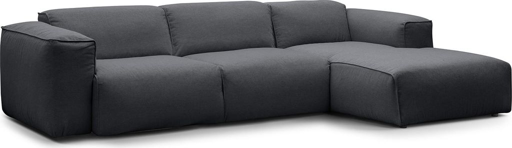 home24 3-Sitzer Ecksofa mit Longchair