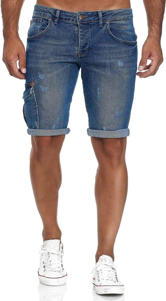 Tazzio Herren Jeansshort 19536 Blau 1 W29