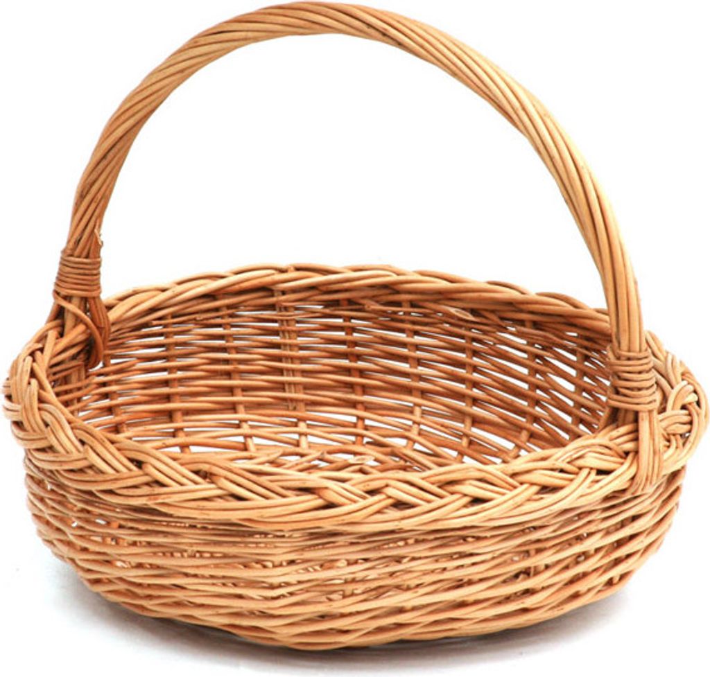 JIPRO® Weidenkorb für Geschenke, rund Poklon II. - Ø 35 x H Produktbild 