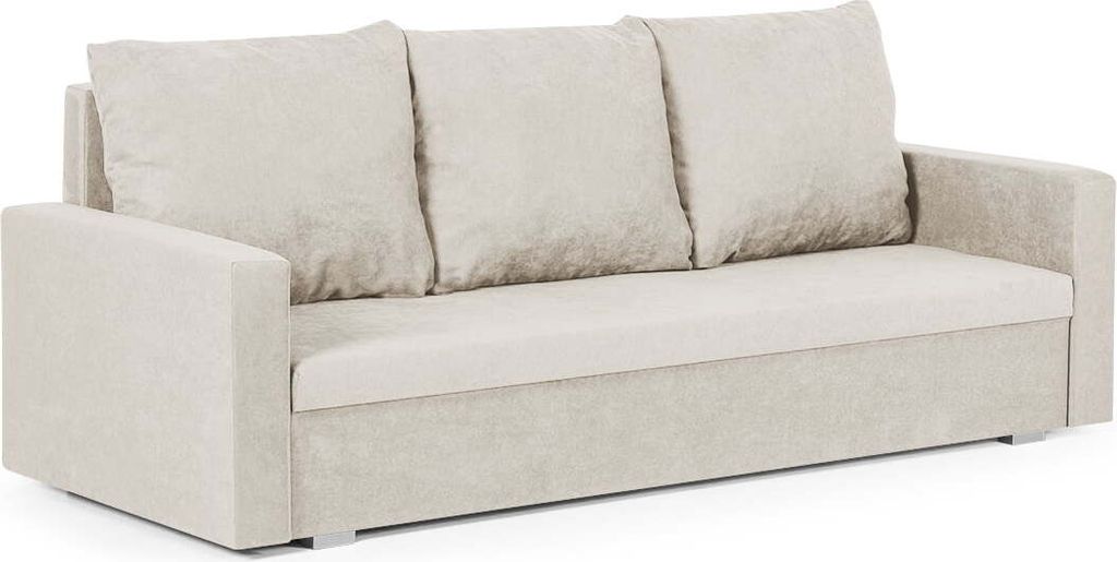 KomfortWelt24 3 Sitzer Sofa mit Schlaffunktion und Produktbild 