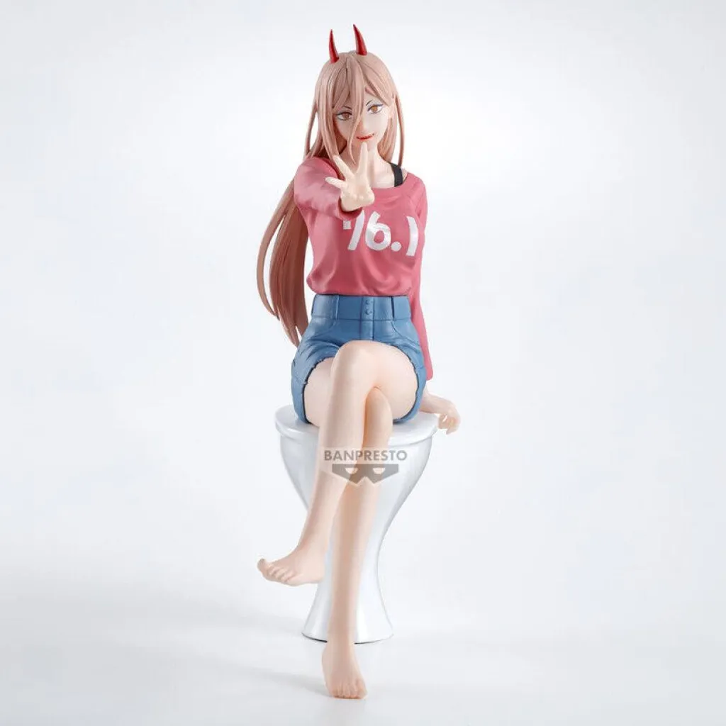 Banpresto Chainsaw Man Power Figurines 18cm de Collection Premium