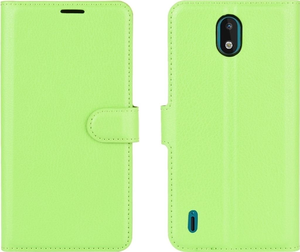 Mobigear Classic Nokia 1.3 Hülle Klapphülle Geldbörse - Grün
