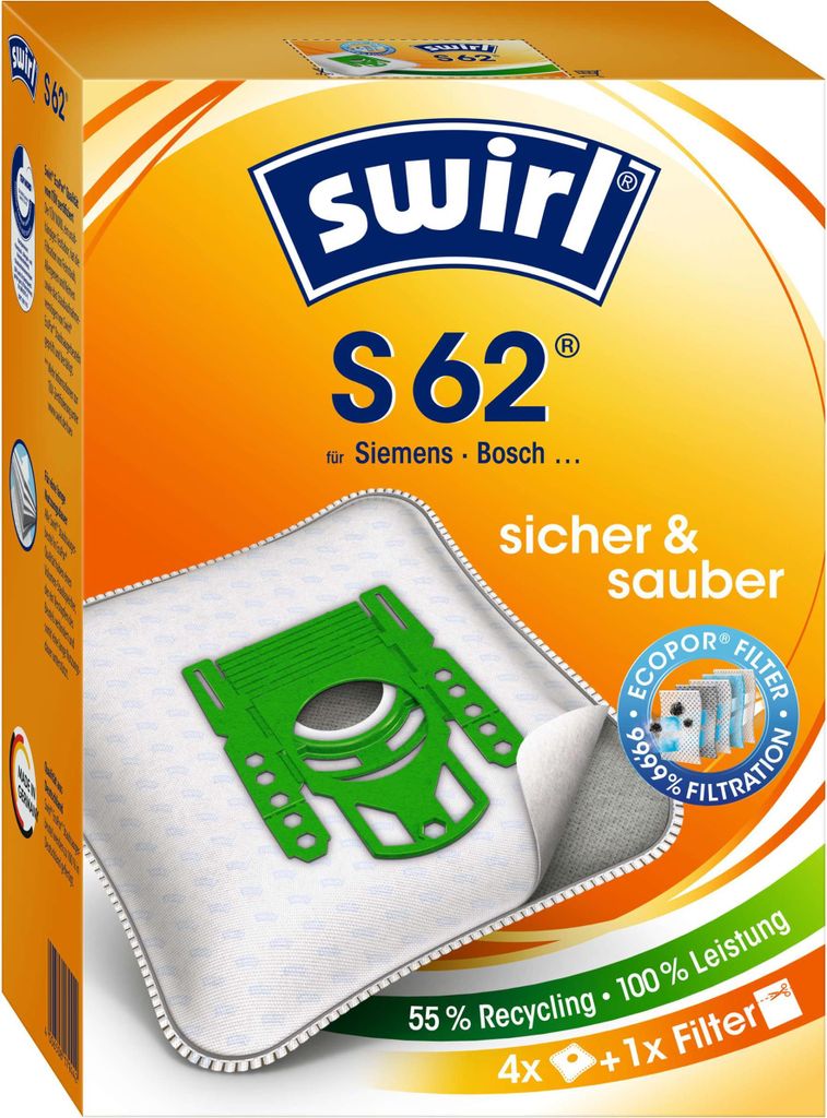 Sacchetto per filtro antipolvere MicroPor S62 Air-Space 4