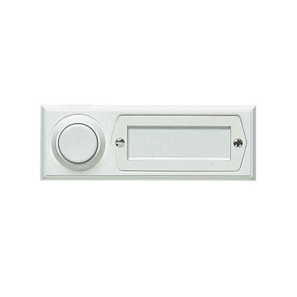 Grothe Bouton-poussoir de sonnette simple 51013 blanc 12 Image du produit 