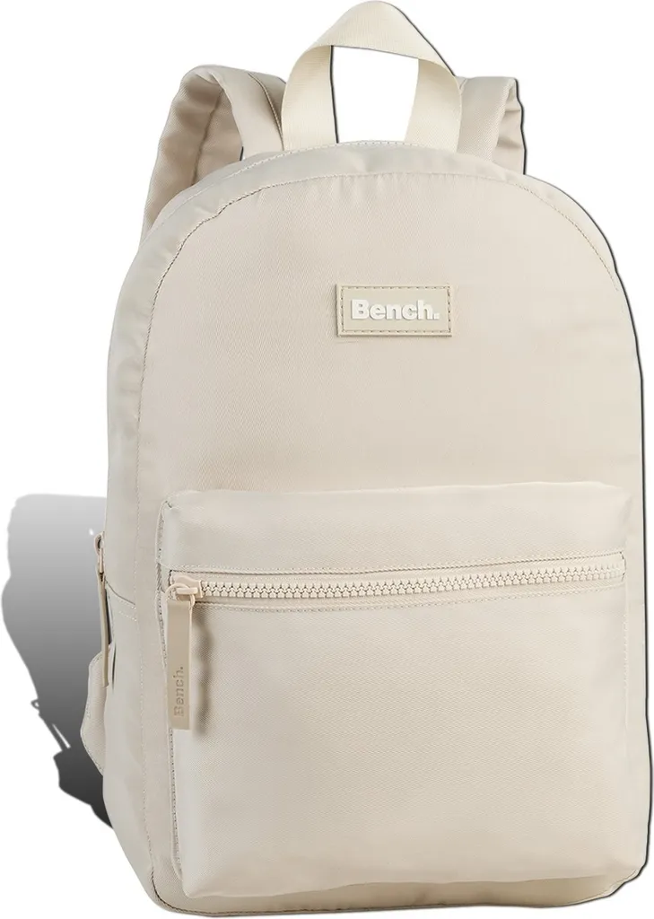 Sac à dos de ville beige blanc Bench en nylon résistant D2ORI322N