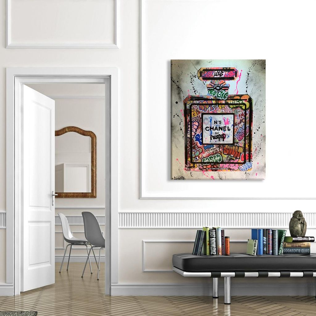n.5 - Zeitgenössisches Leinwandbild auf Holzrahmen 70x100 cm