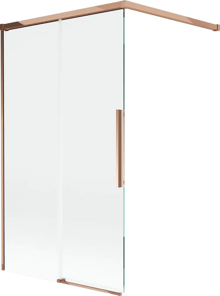 Mexen Rox Paroi de douche coulissante 100x150 cm or rose 8C9-100-003-60-00