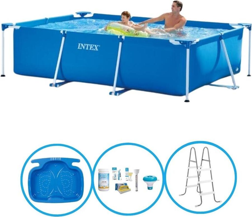 Intex Pool Rectangular Frame 260x160x65 cm - Schwimmbad-Angebot