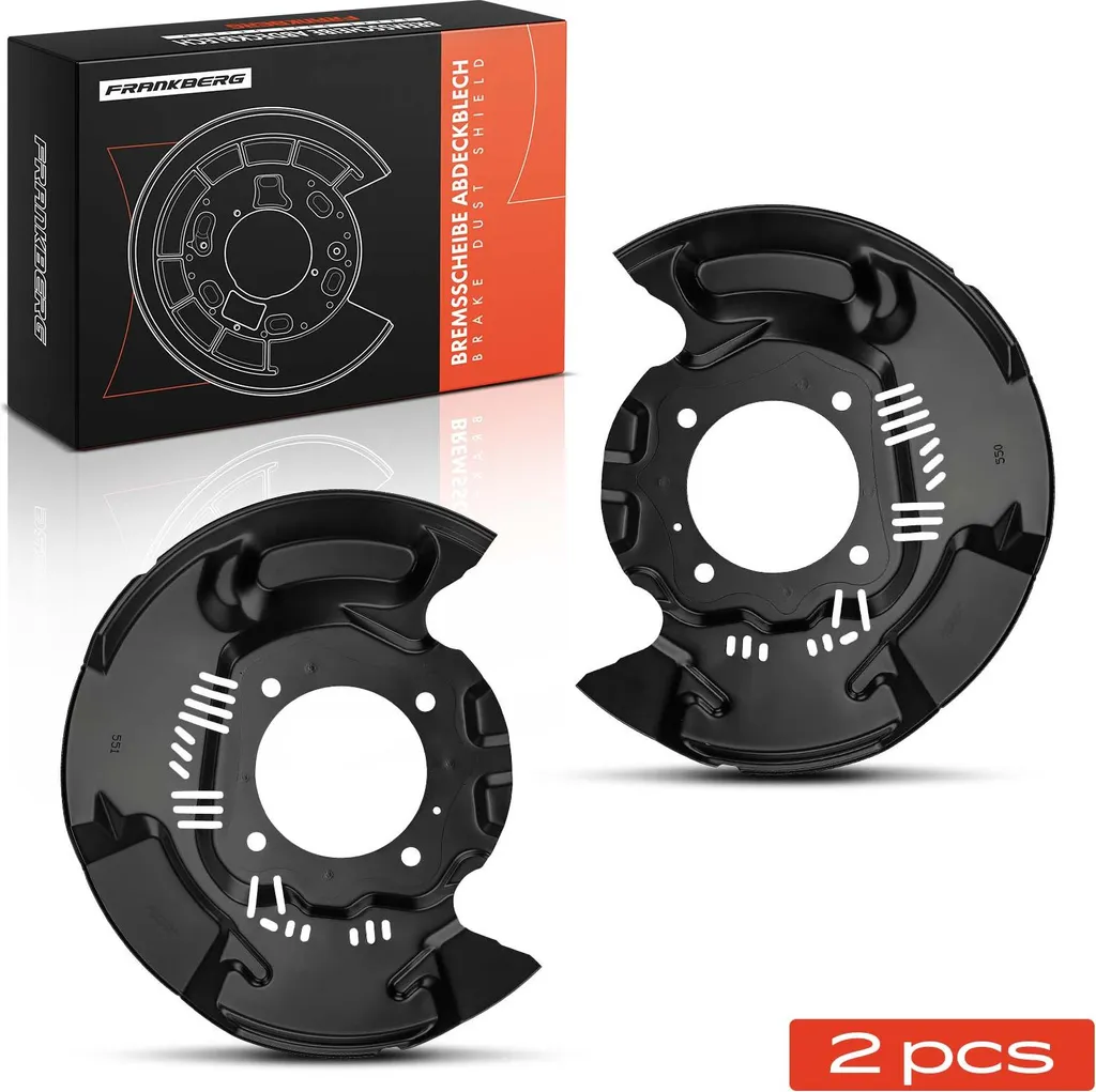Frankberg 2x Tôle d'Ancrage Frein Avant pour Toyota Land Cruiser 200 J2