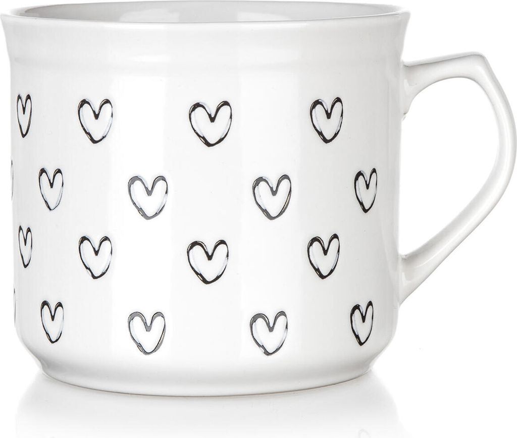Mug en céramique 660ml SRDÍČKA ČER céramique - mélange de Image du produit 