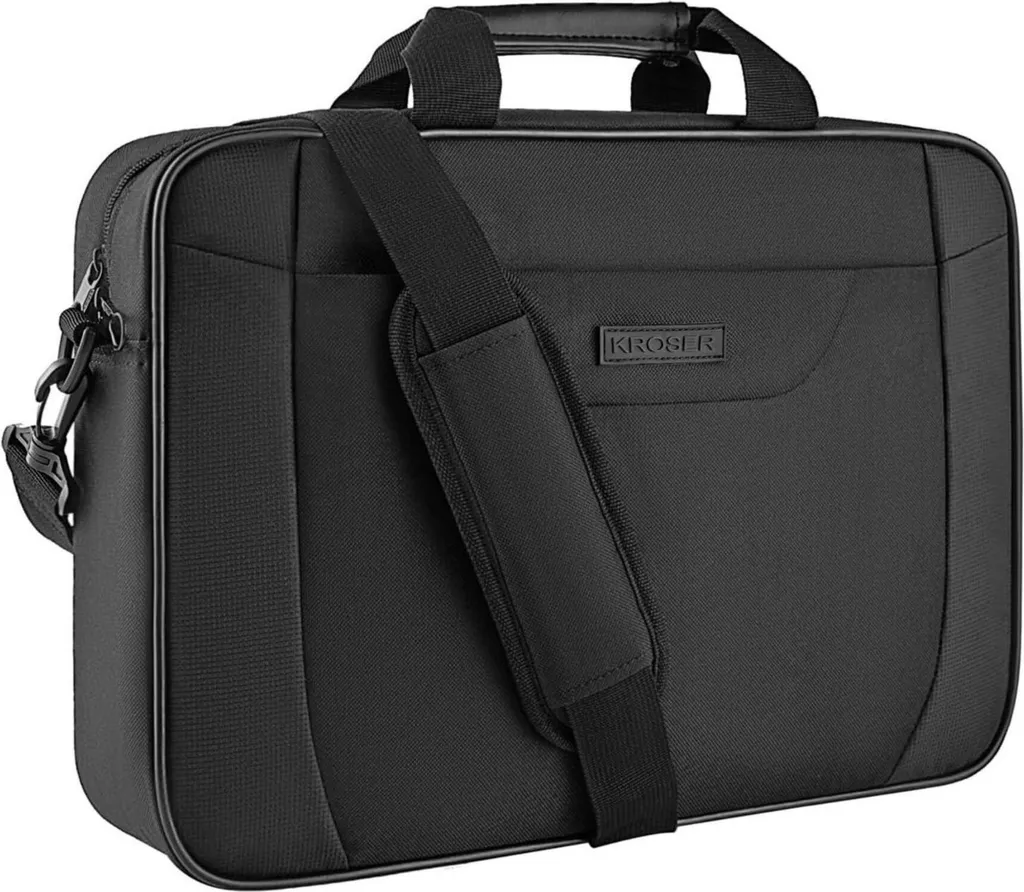 Sacoche PC 15.6 Pouces KROSER Rembourrée Anti-choc avec Poche Tablette