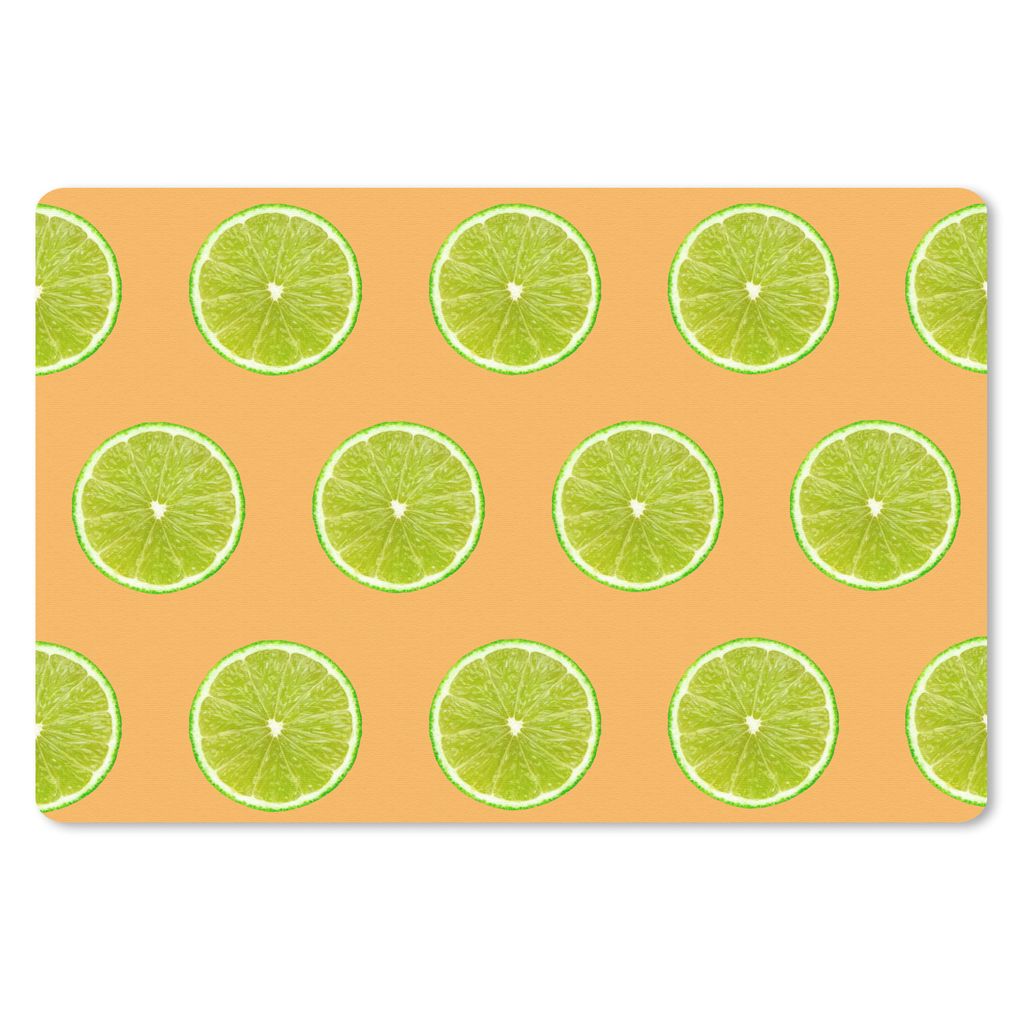 MuchoWow Mauspad Mousepad Limette - Muster - Farben 27x18 cm - Mousepads - Maus Mat - Pad - Mausunterlage - Büroartikel - Desk Matten