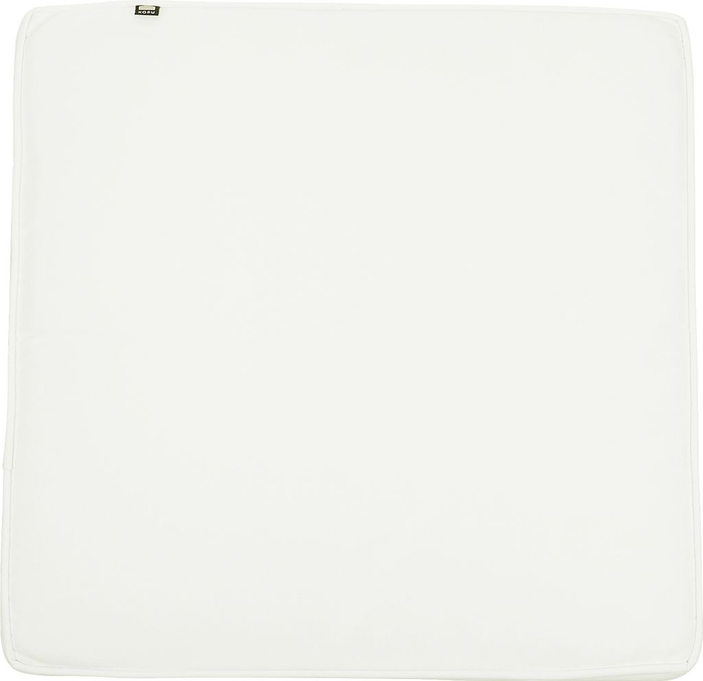 Kopu Prisma Ivory Lounge-Kissen, Sitzfläche 60 x 60 cm – Weiß
