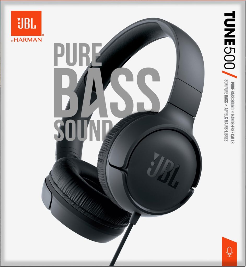 Przewodowe słuchawki mobilne JBL Tune 500 Head-Band Zdjęcie produktu 7