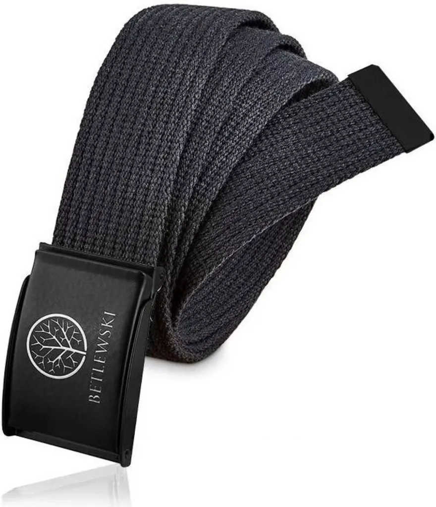 Cintura Betlewski PRCB01CZ2M57266 Nera in Cuoio | Taglio su Misura