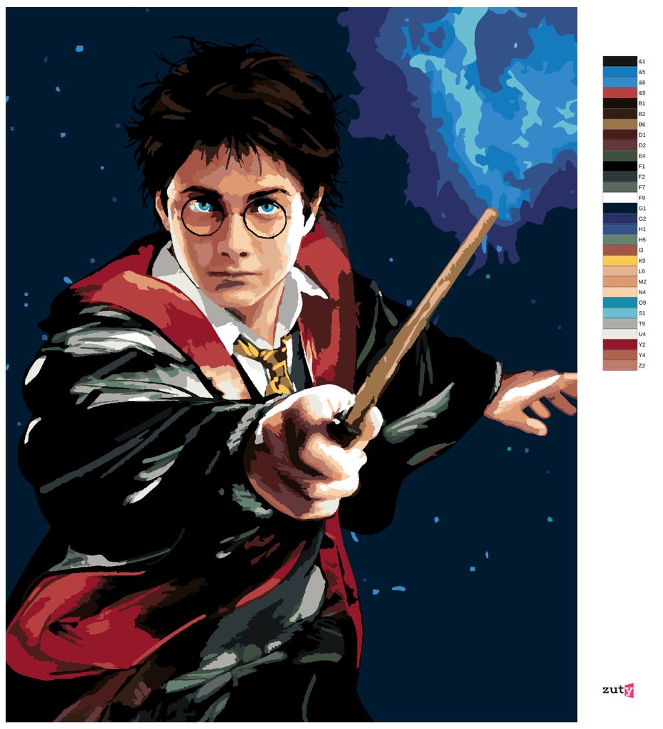 Zuty - Malen nach Zahlen - HARRY POTTER UND | Kaufland.de