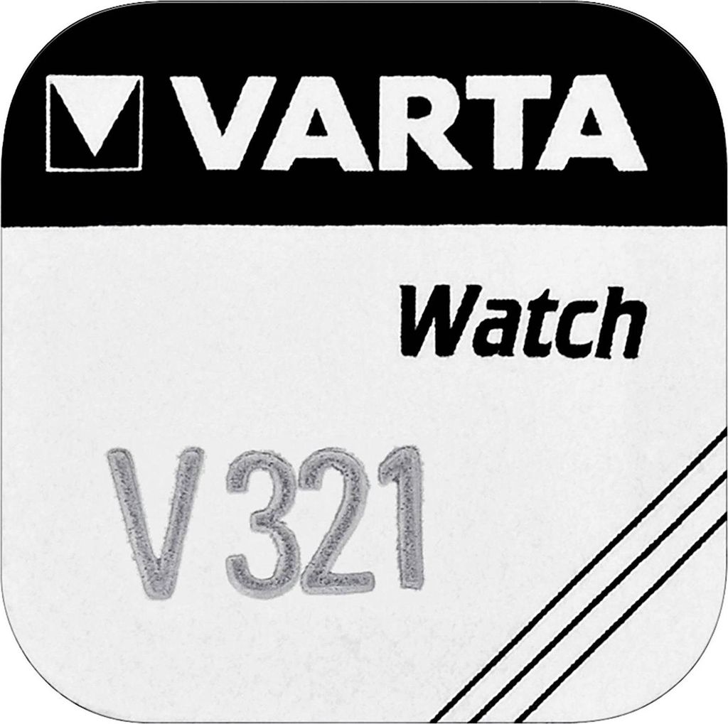 Varta Watch V 321 Uhrenzelle Knopfzelle SR616 SW V321 Produktbild 