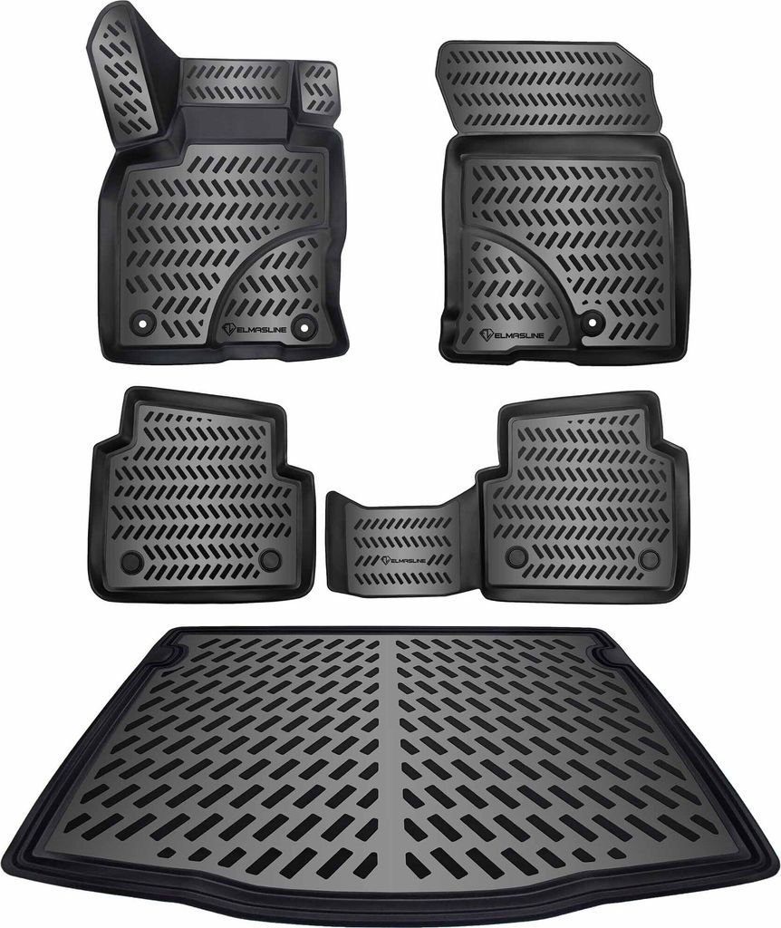 Gummimatten + Kofferraumwanne Set für FORD KUGA ab 2020 Produktbild 