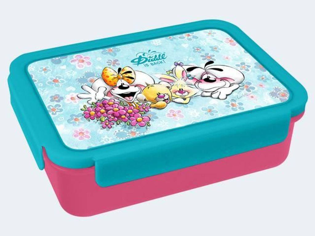 Großhandel GmbH Diddl Lunchbox, 765ml, mit Fächern, blau 00 Produktbild 