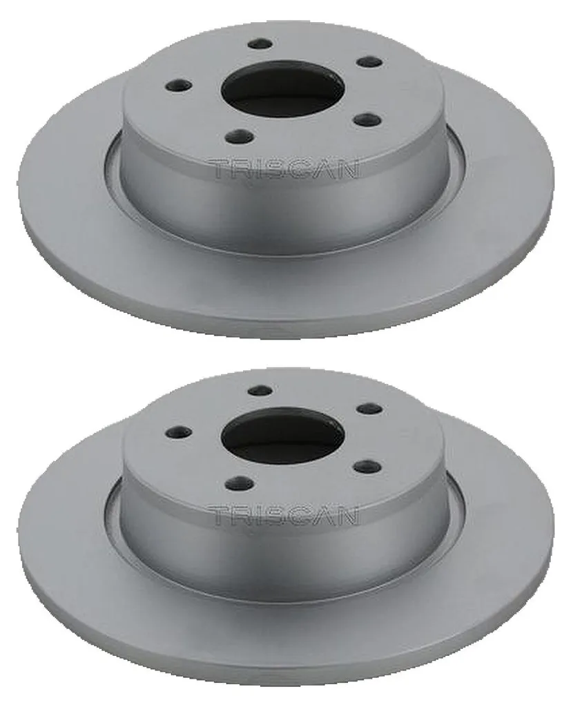 2x Disque de frein Triscan 8120 16159C pour Ford Kuga Mk2 et Mk3 308mm