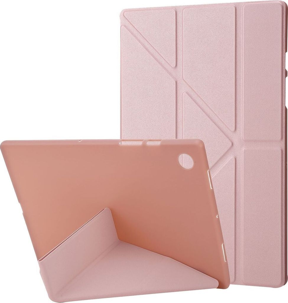 Mobigear Origami Samsung Galaxy Tab A9 Plus (2023) Hülle Klapphülle - Roségold