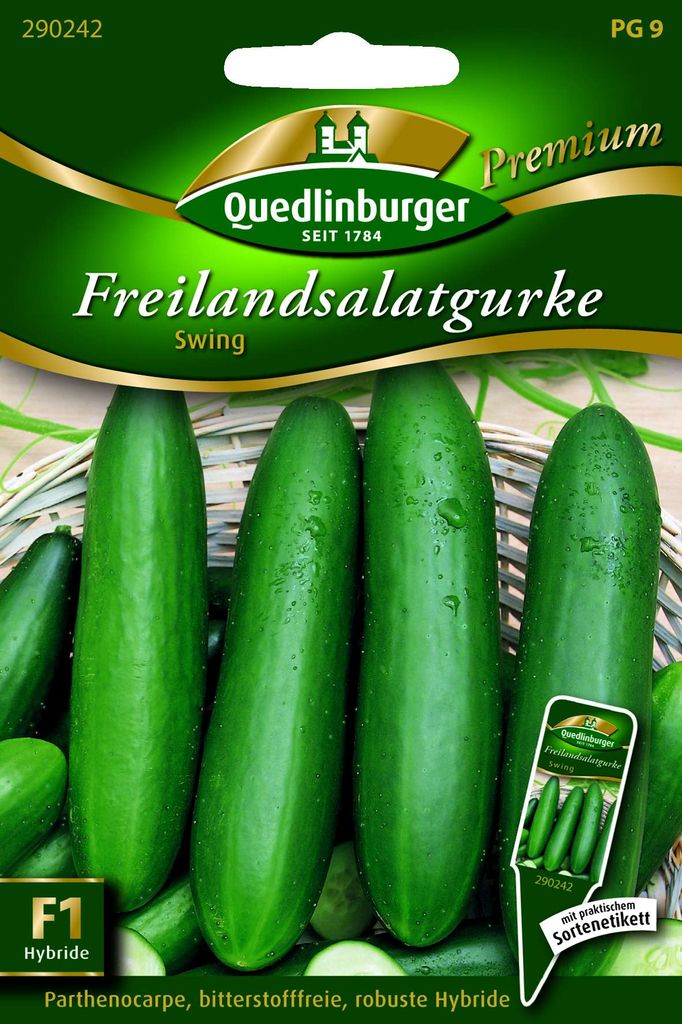 Quedlinburger Saatgut - Gurken Freilandsalat- Swing - Samen - 290242