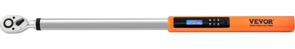 Chiave dinamometrica digitale, chiave dinamometrica elettronica con attacco da 1/2", kit chiave dinamometrica con intervallo di coppia 25-250 ft.lb/34-340 n.m, precisione ±2%, set chiave dinamometrica regolabile a 3 modalità con calibrazione tramite cicalino LED. - 10