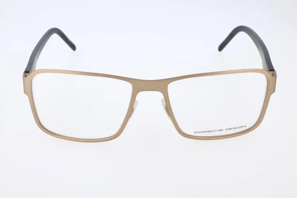 Montatura Occhiali Da Vista Uomo Porsche Design P8291-D - Colore Oro - Lente 55 Mm - Design Esclusivo