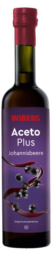 Wiberg AcetoPlus ocet owocowy z czarnej porzeczki butelka Zdjęcie produktu 