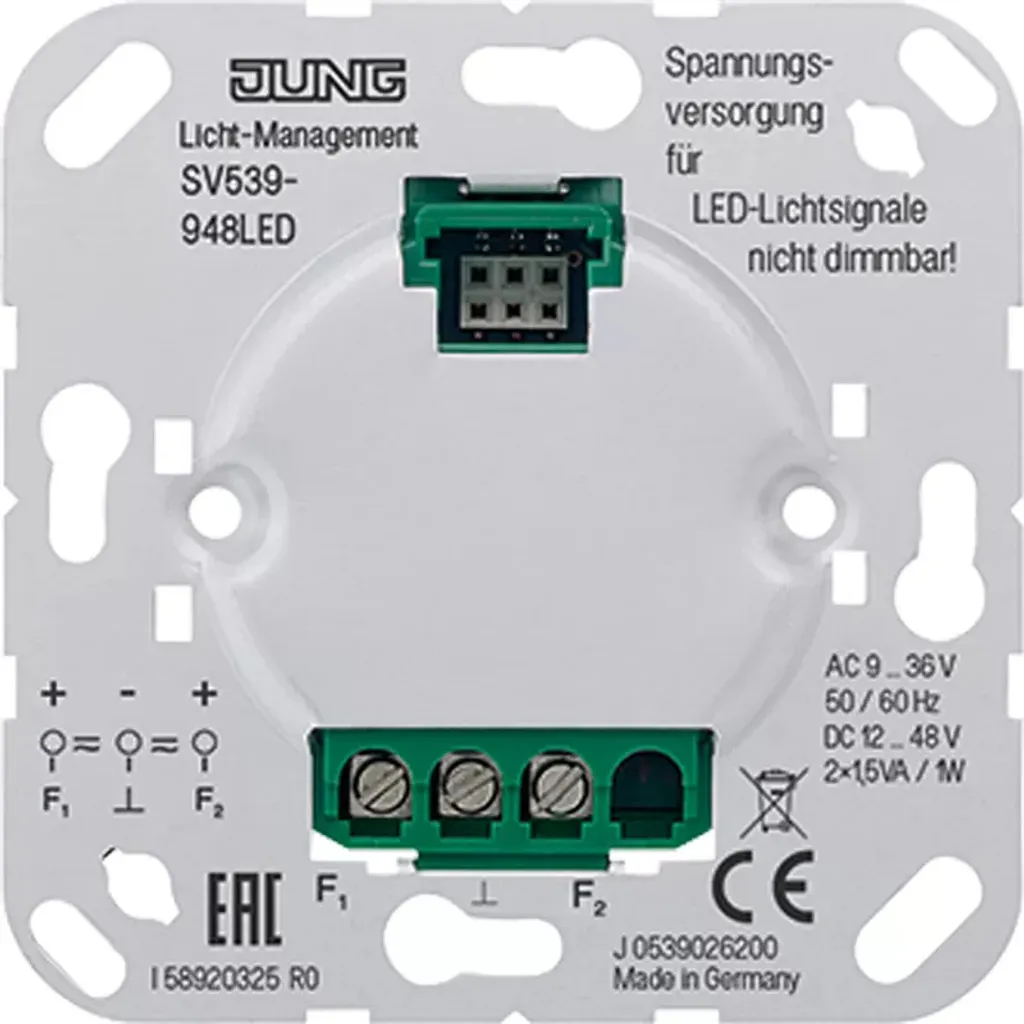 Alimentation LED Jung Stabilisée pour Éclairage Intérieur LED