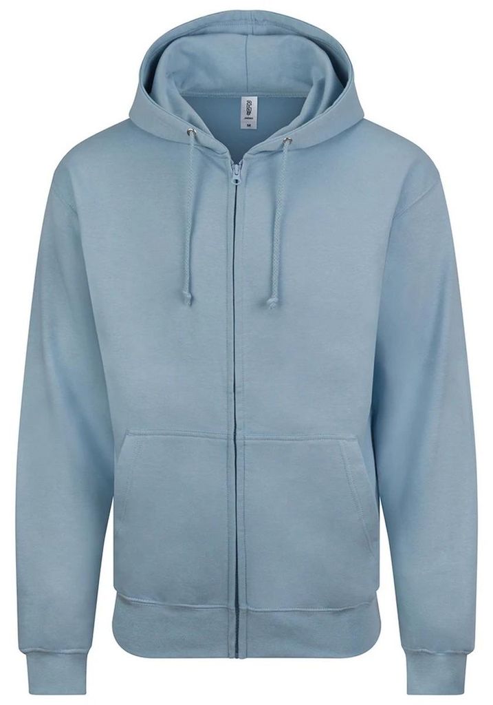 Awdis - Hoodie mit durchgehendem Reißverschluss für Herren RW11374 (XL) (Himmelblau)