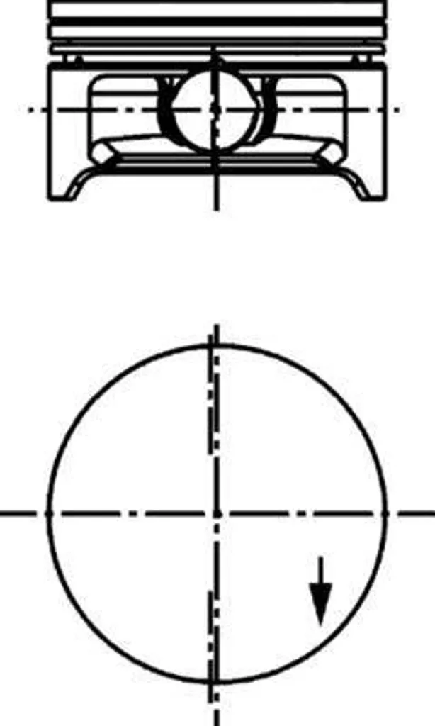 Piston KOLBENSCHMIDT 40632600 compatible avec Sebring et Mini Cooper